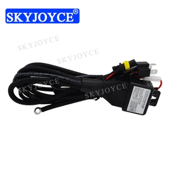 

SKYJOYCE 12V 35W 55W H4 Relay Harness Controller H4-3 9007-3 H13-3 HID Hi/Low Bi-Xenon Bulb Wiring Harness For HID Xenon Kit