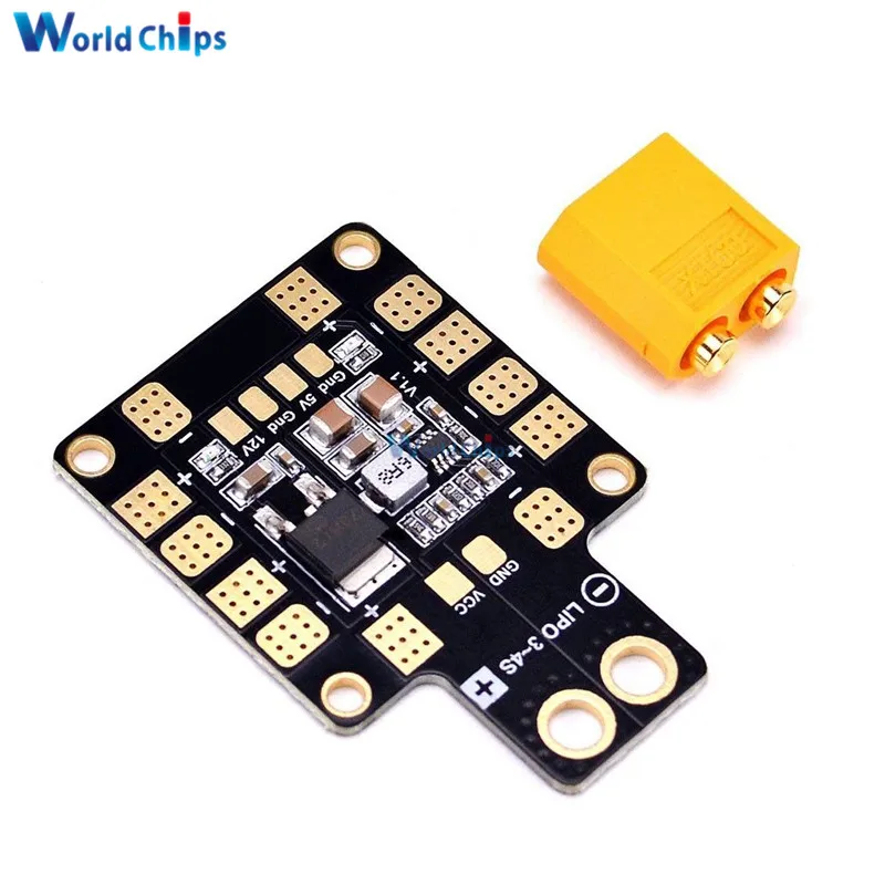 

MATEK Mini Power Hub PDB XT60 Power Distribution Board PDB-XT60 with BEC 5V/12V for FPV Drone Quadcopter QAV210 QAV-R QAV-X