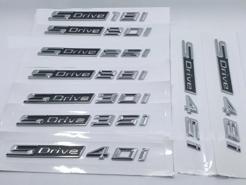 2 шт. Заводская Поставка ABS оригинальный Quaity Sdrive18i 20i 28i 30i 35i 40i эмблема наклейка для