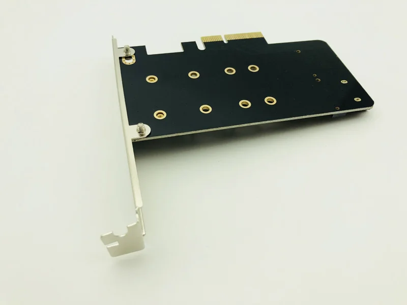 Адаптер PCIE M2 SSD NVME M Key на базе SATA B к PCI E 3 0x4 контроллеру конвертерная карта