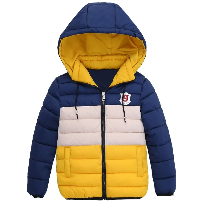 KEAIYOUHUO/зимняя одежда для маленьких мальчиков куртка-бомбер детские пальто высокого качества спортивная теплая верхняя одежда с хлопковой подкладкой детская одежда