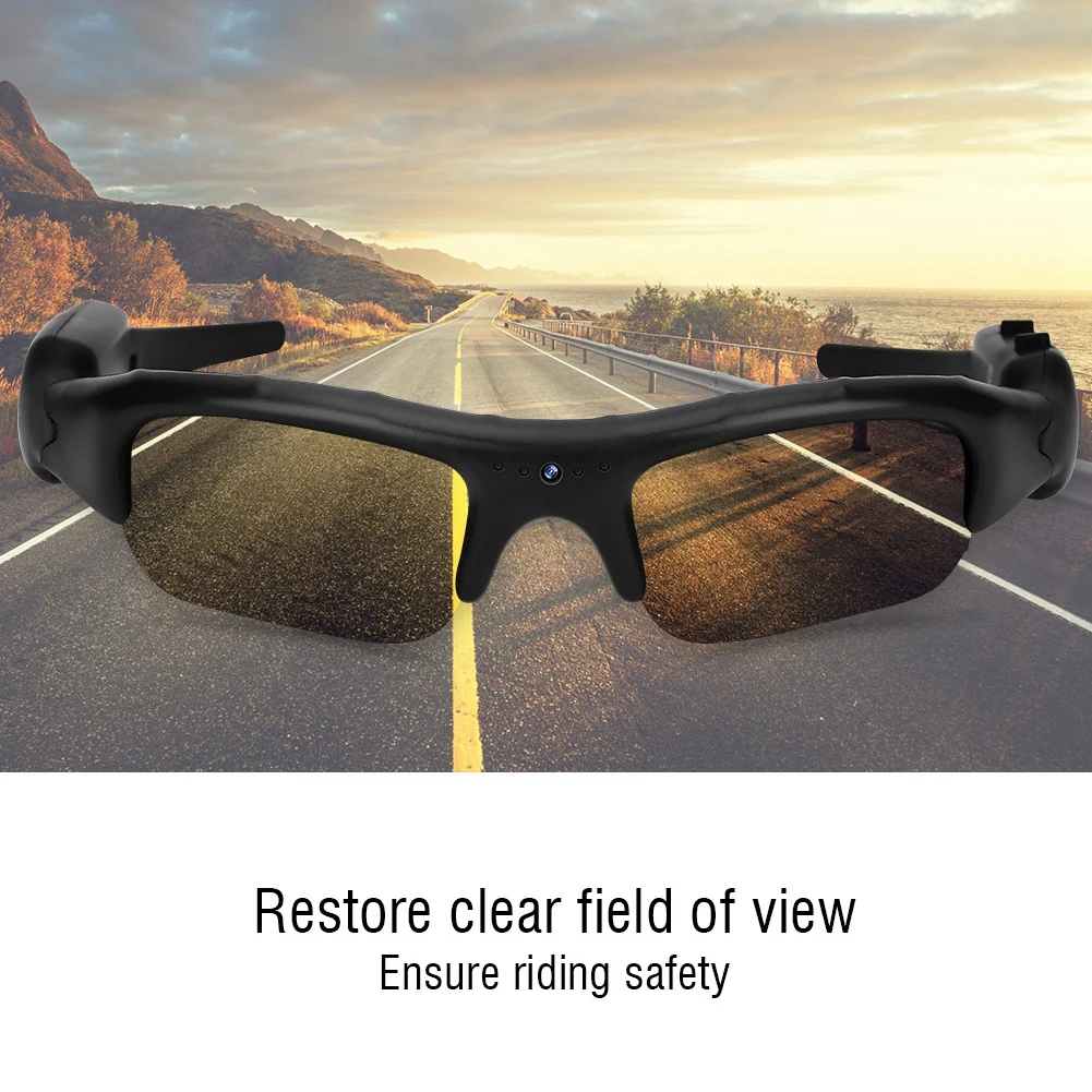 

Brand New Outdoor Sport Glasses Camera USB Rechargeable Sunglasses Cameras 1080P HD Cycling Eye Wear Camera Video Camcorder
