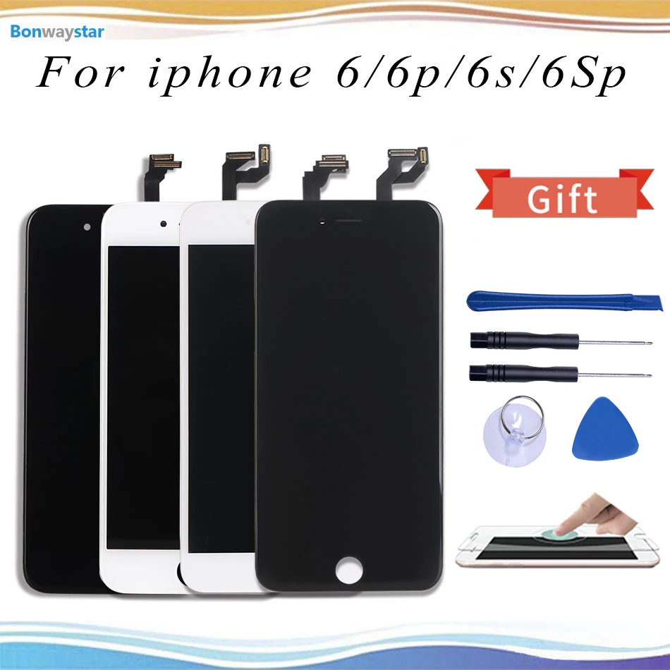 

White&Black 100% OEM Screen For iPhone 6 6 Plus 6s Plus LCD Screen Replacement Display with 3D Touch Screen Digitizer Assembly