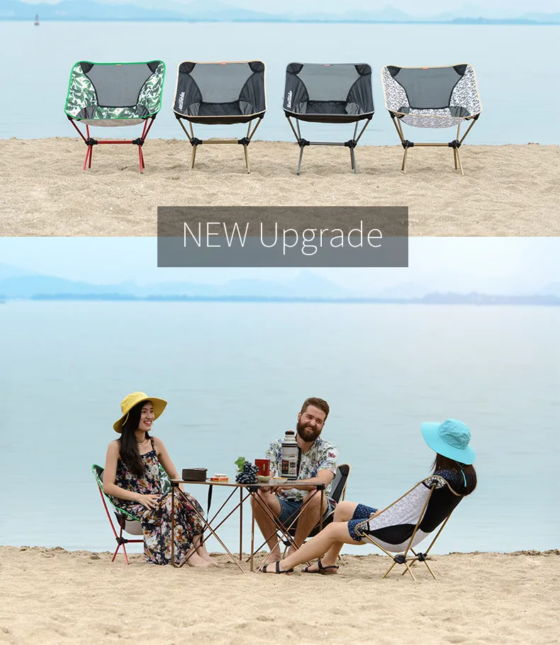 Naturehike легкий портативный Открытый компактный складной стул для Пикника Складной рыболовный пляжный стул складной стул для кемпинга