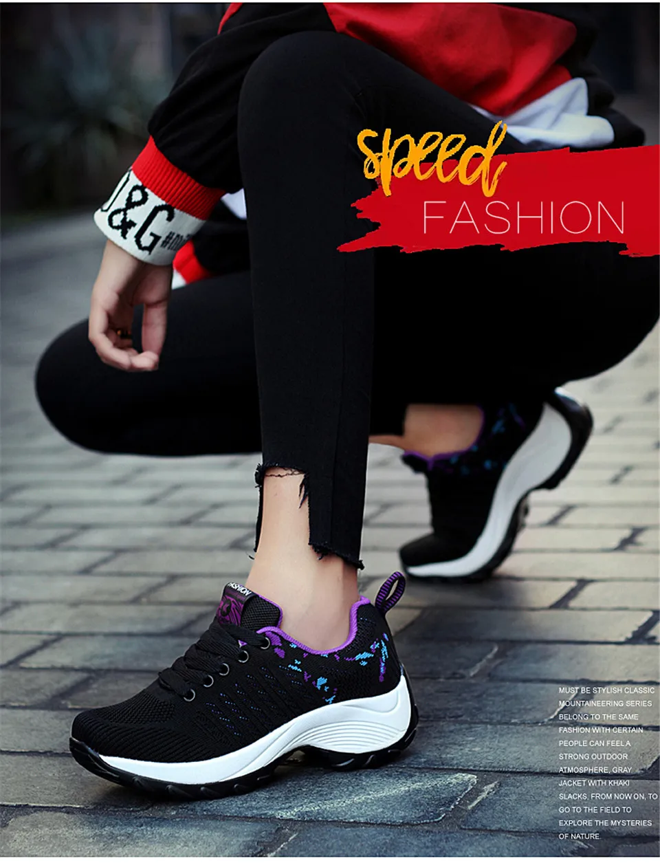 Spring women flat platform sneakers for women Lightweight Comfortable Breathable ladies laces casual sneakers (1)