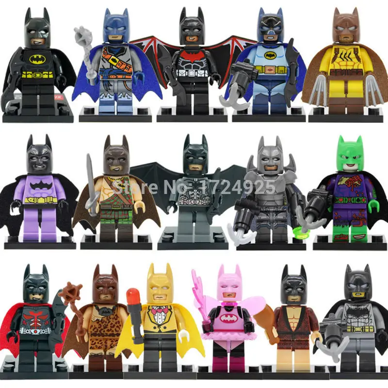 Один распродажа Бэтмен Super hero Batzarro рисунок DC super hero Бат Человек Строительные блоки Кирпич Набор Модель подарок детские игрушки
