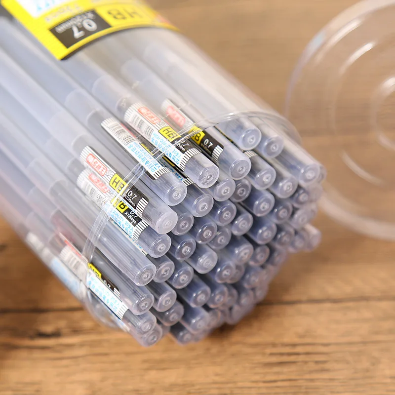 

New quality metal feel black automatic pencil 0.7mm simple style is not easy to break HB / 2H replacement pencil lead