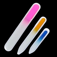 3 шт./компл. дизайн маникюрная пилочка для ногтей устройство инструмент долговременный Кристальный стеклянный наклеки для ногтей файлы