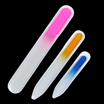 

3Pcs/set New Design Nail File Manicure Device Tool Durable Crystal Glass Nail Art Buffer Files