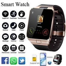 2019 умный Smartwatch цифровой Спорт золото смарт часы DZ09 шагомер для телефона наручные часы Android для мужчин женщин satti