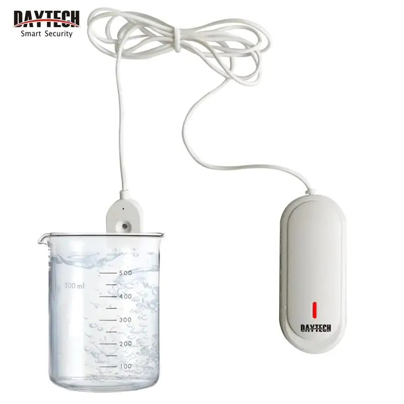 

DAYTECH GSM WiFi Burglar Alarm System Water leaking Detector Alarm 433MHZ Water Leakage Sensor