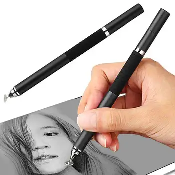 

New 2 in 1 Stylus Ballpen Metal Capacitive Ballpoint Pen for Touches Screen iPhone iPad Tablet DOM668