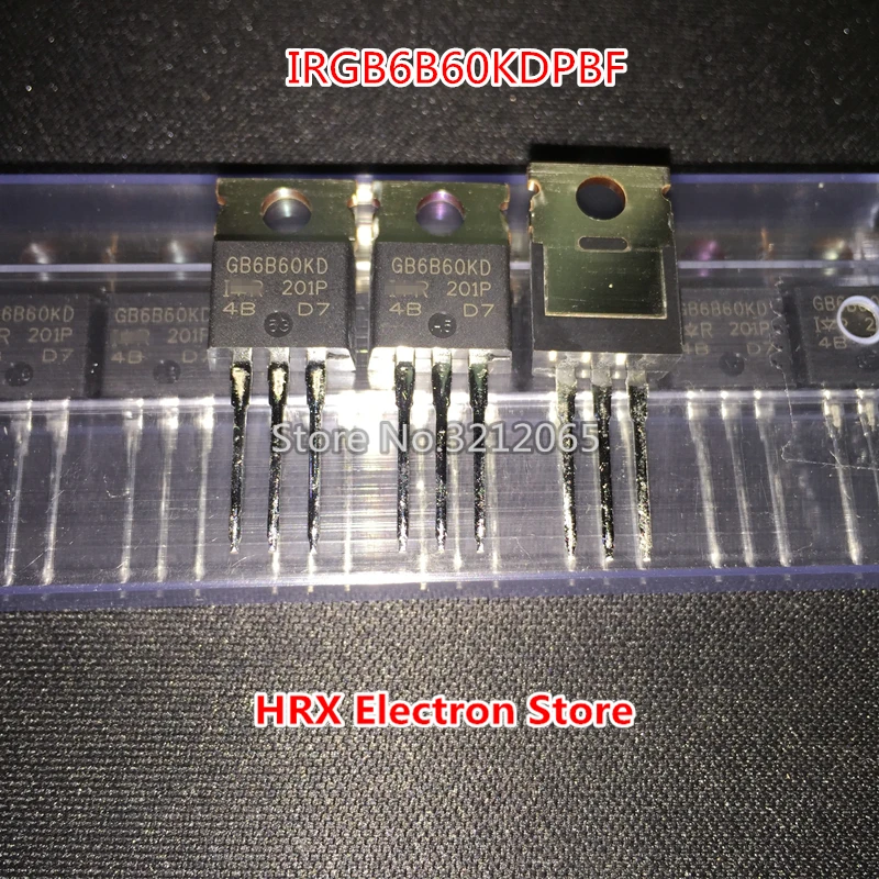New Original Import IRGB6B60KDPBF GB6B60KD IGBT 600V 13A TO 220 10PCS ...