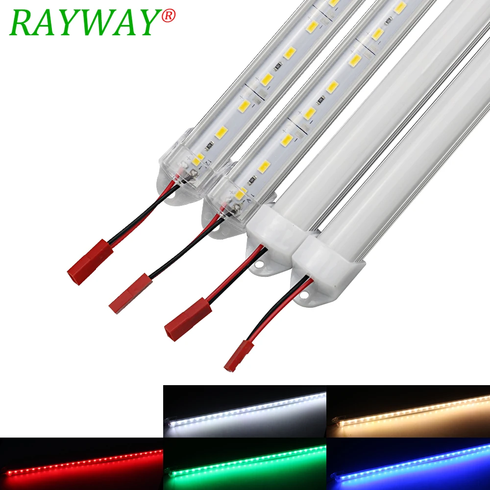 

Under Cabinet Light LED Aluminum Profile For LED Strips DC12V 36LEDs 5630/5730 Transparent/Milky Cover Led Rigid Bar Light