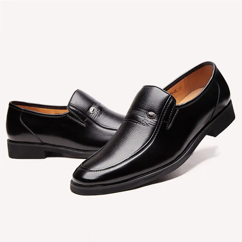 Tangnest 2017 New Men's Dress Shoes Split Leather Oxfords Casual Round Toe Low Heels Shoe Male Slip-On Business Shoes XMP332 Tangnest 2017 New Men's Dress Shoes Split Leather Oxfords Casual Round Toe Low Heels Shoe Male Slip-On Business Shoes XMP332