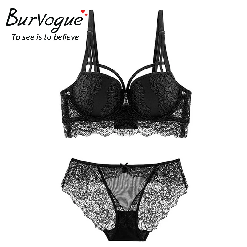 Sexy Underwear Set Cotton Push-up Bra and Panty Sets