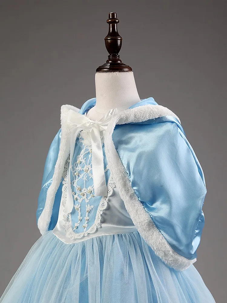 Высокое качество; дизайнерское платье принцессы Анны и Эльзы для девочек; детское платье для снежной погоды; вечерние платья; платья для младенцев; платья для малышей