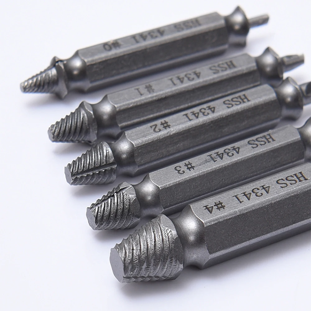 5 in 1 Hardness HHS4341 Broken Screw Extractor/Sliding Tooth Breaking