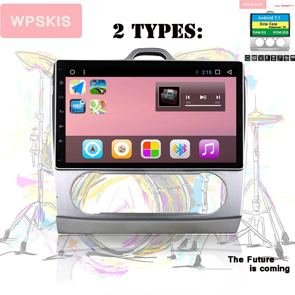 

2 Din Android 9.0 4G+64G Octa core Car DVD For Ford Focus 3 2006-2011 GPS Navigation Radio FM Bluetooth multimedia video Player