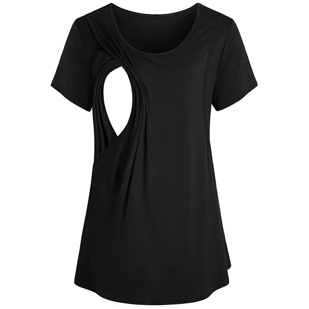 

nurse pregnancy t shirt Women Maternity Nursing Breastfeeding Pregnant Shirt Top vetement de grossesse6.243gg