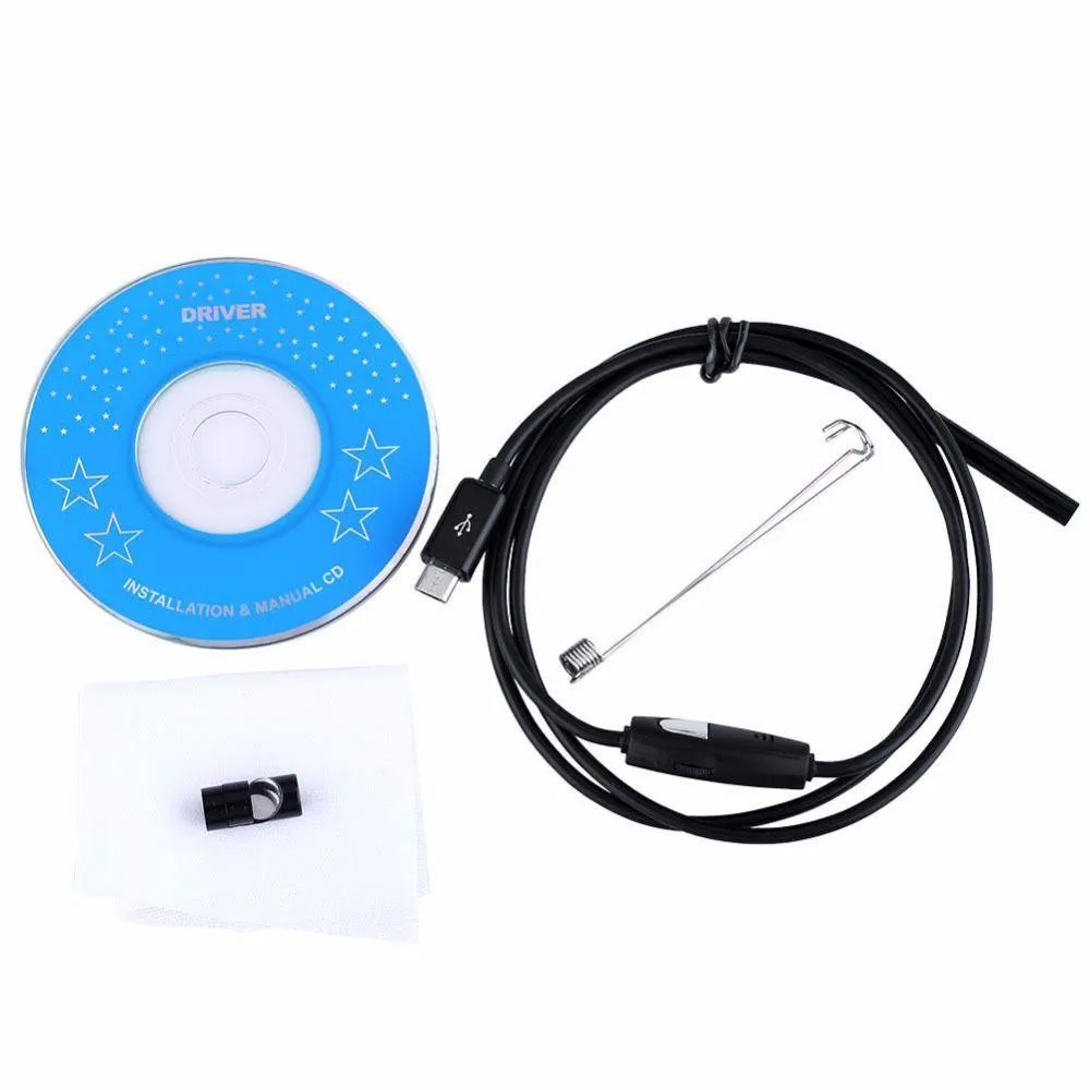 PC Endoscope Waterproof Borescope Inspection Tube Pipe Snake Camera (2)