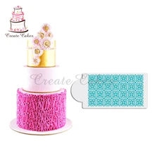 Círculo Malha Bolo Conjunto de Decoração Do Bolo Stencil Stencil Estêncil De Plástico para Bolo De Casamento Decoração Do Bolo Stencil Bakeware Ferramenta