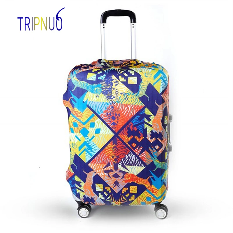 TRIPNUO Graffiti Cover for Suitcase Travel Elasticity Luggage Protective Covers Elastic Travel Accessories Trolley Case Cover
