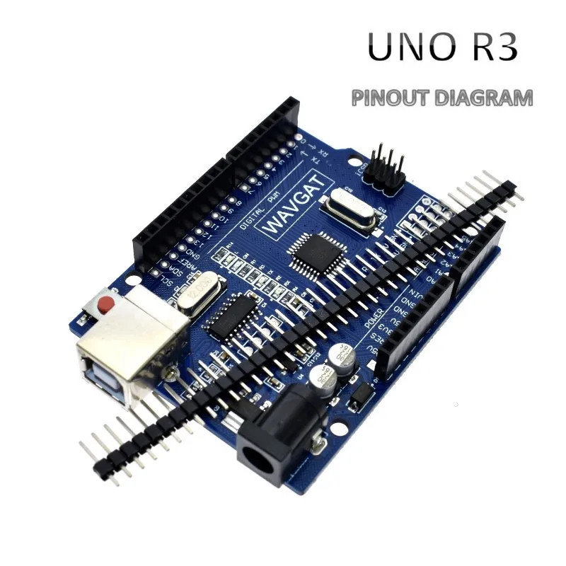 WAVGAT высокое качество UNO R3 MEGA328P CH340G для Arduino совместимый без USB кабеля Мега 2560 - Цвет: wavgat uno r3