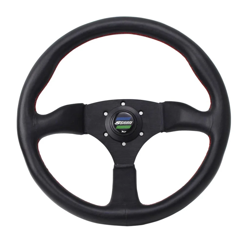 350mm 14inch Spoon Sport Modified Steering Wheel Universal Car Racing