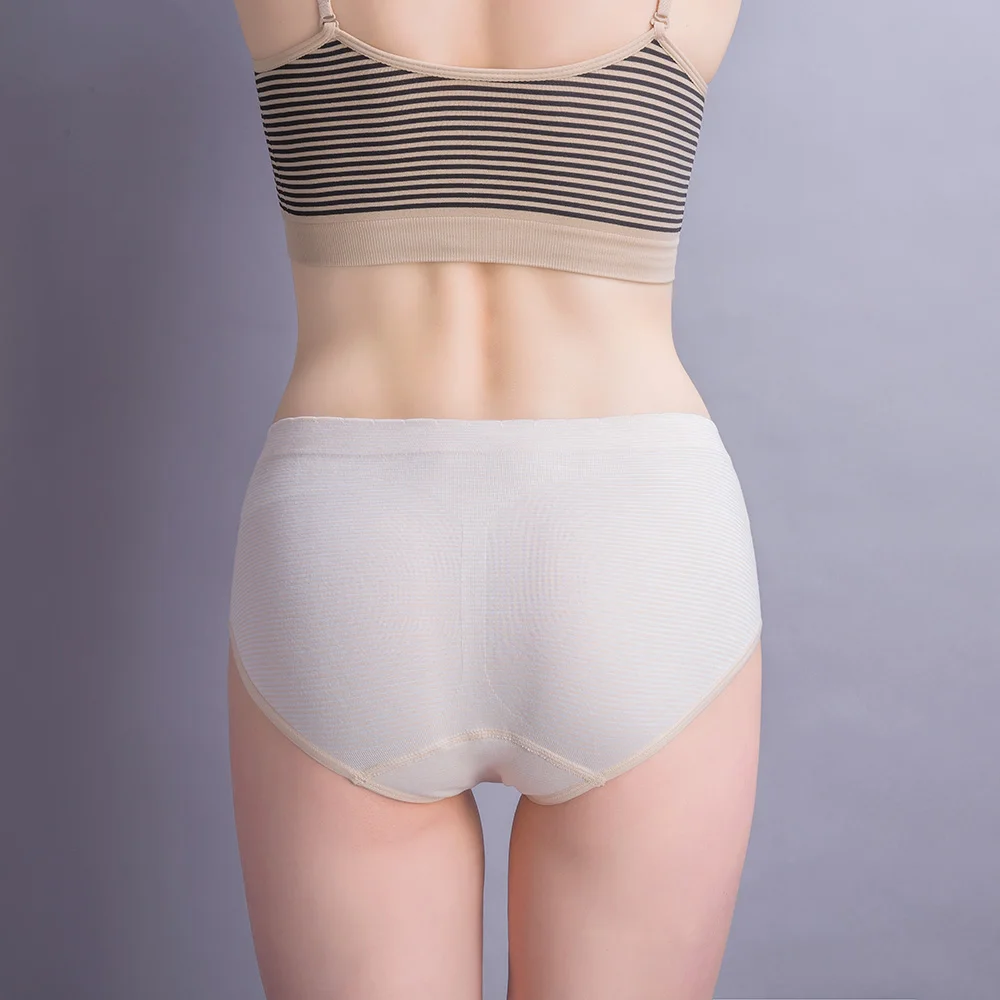 Бесшовное белье хлопковые трусики женское нижнее сексуальные vs Pantie розовые