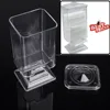Algodón de maquillaje caja de almohadilla de Arte de uñas removedor de papel de limpieza titular contenedor de almacenamiento transparente hacer uñas herramientas de peinado ► Foto 3/6