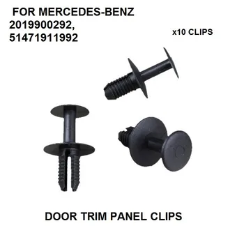 

FOR BMW WHEEL ARCH COVER FASTENERS PLASTIC TRIM CLIPS x10 NEW SET FOR MERCEDES-FOR BENZ 2019900292, 51471911992