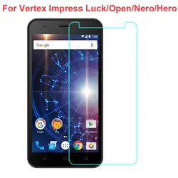 Закаленное стекло Vertex Impress для защиты экрана Vertex impress Open Hero Nero Защитная стеклянная пленка для Vertex impress Luck