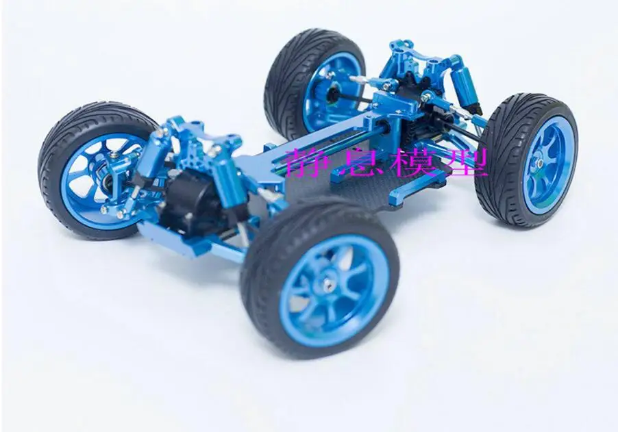 

Wltoys A949 A959 A969 A979 RC Car spare parts Upgrade metal frame + carbon fiber chassis set