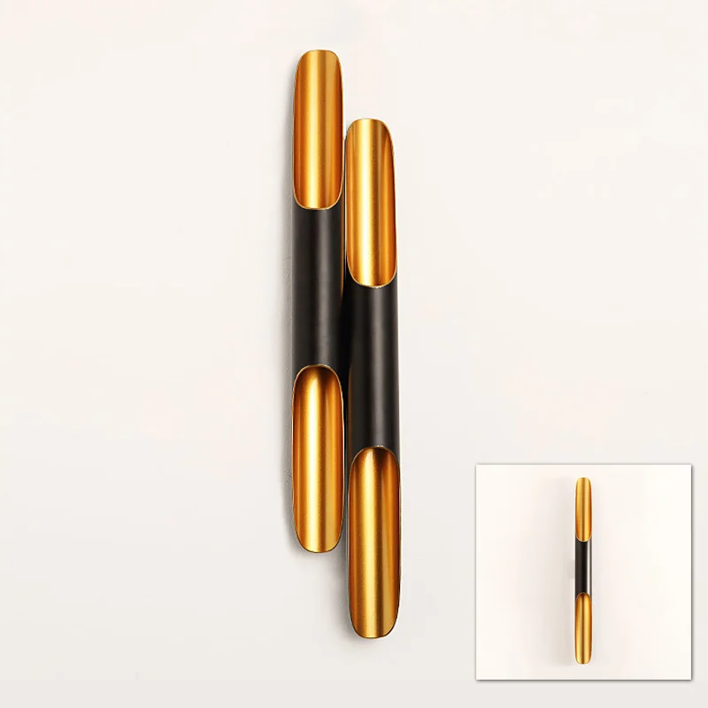 

Modern Led Wall Sconce Light Lamp LED Down Aluminum Golden Wall Lamp Light Living Room Decoration Wall Sconces Industrial Decor