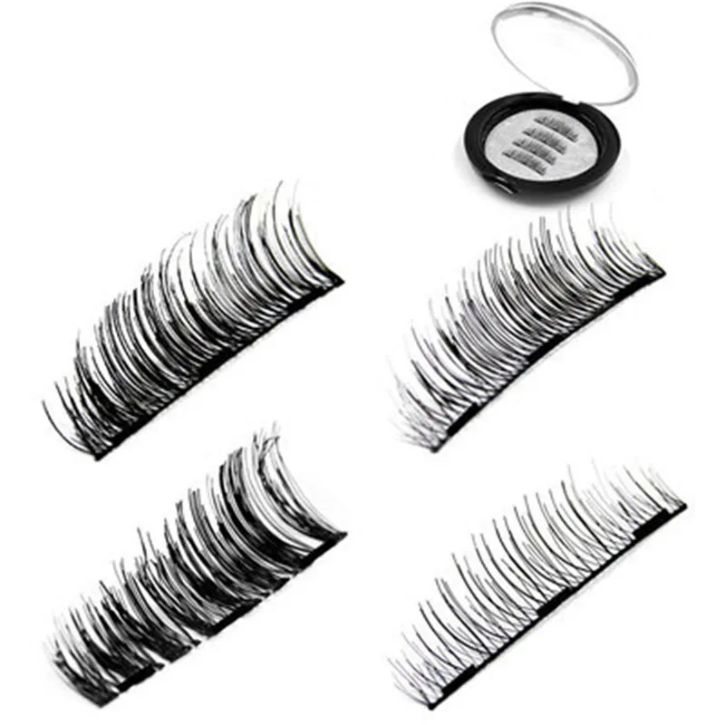 Weinisite 3d накладные ресницы из норки инструменты maquillage 3 магнита Магнитные ресницы натуральные накладные ресницы магнитные накладные ресницы