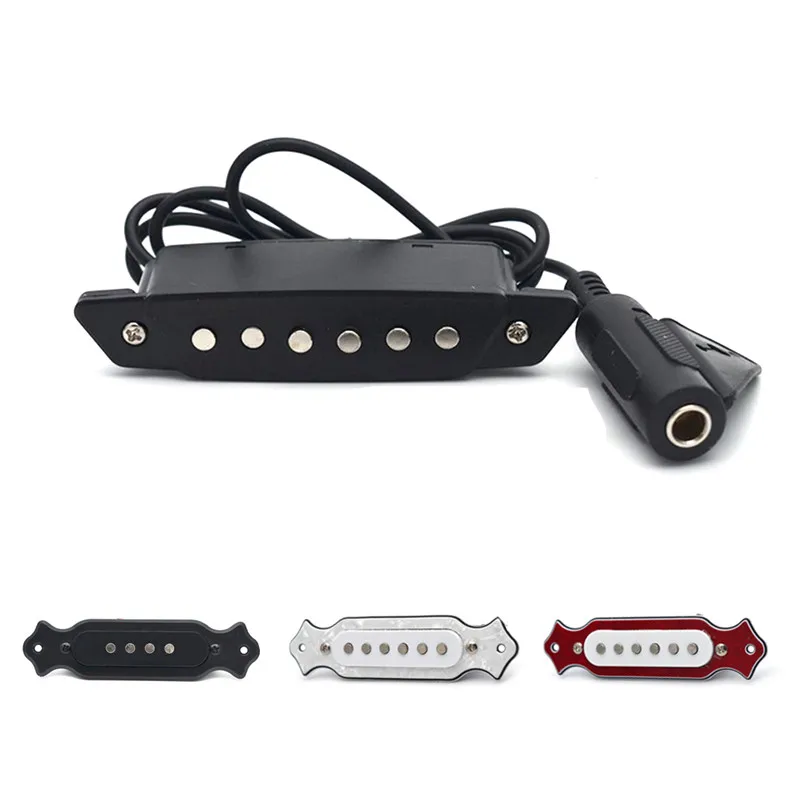 

Wood Acoustic Guitar New Sound Hole Pickup Magnetic Pickup For 38"/39"/40" Acoustic Guitar Accessories