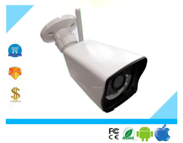 

WIFI Wireless H.265 IP Bullet Camera Sony IMX291+3516C/E 3.0MP 2048*1536 1080P StarLight Intelligent Analys ABS Plastic CMS