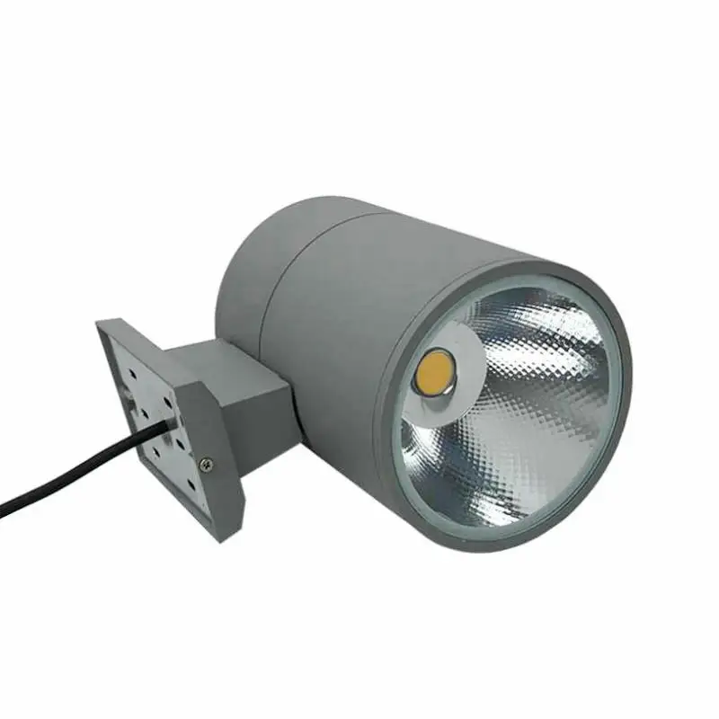 IP65 Одна Головка 15 Вт COB светодиодные настенные лампы AC85V 265V алюминиевые