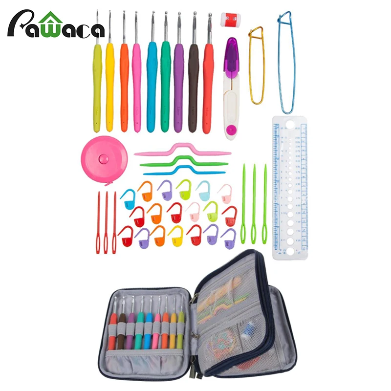 Aliexpress.com : Buy Ergonomic Crochet Hooks Set Knitting Needles Kit