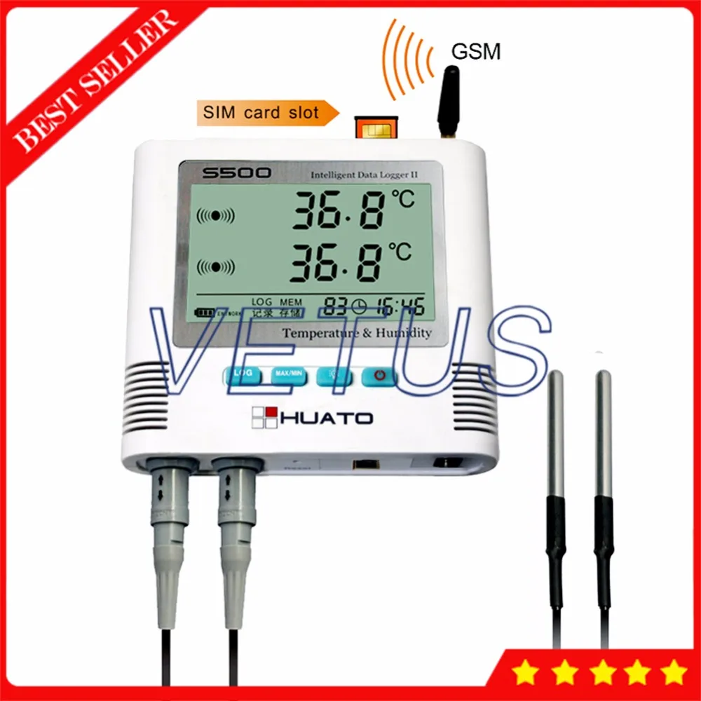 S500 DT GSM Dual external Sensor USB interface GSM Temperature Data