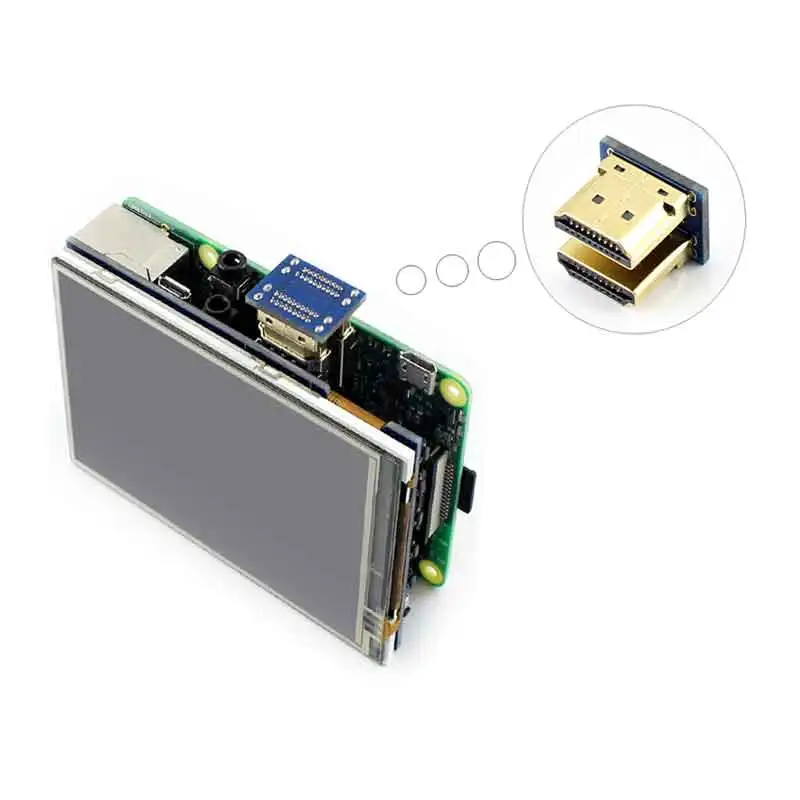 Raspberry Pi 3,5 дюймов HDMI lcd сенсорный экран 3,5 дюймов дисплей 60 fps 1920*1080 ips сенсорный экран