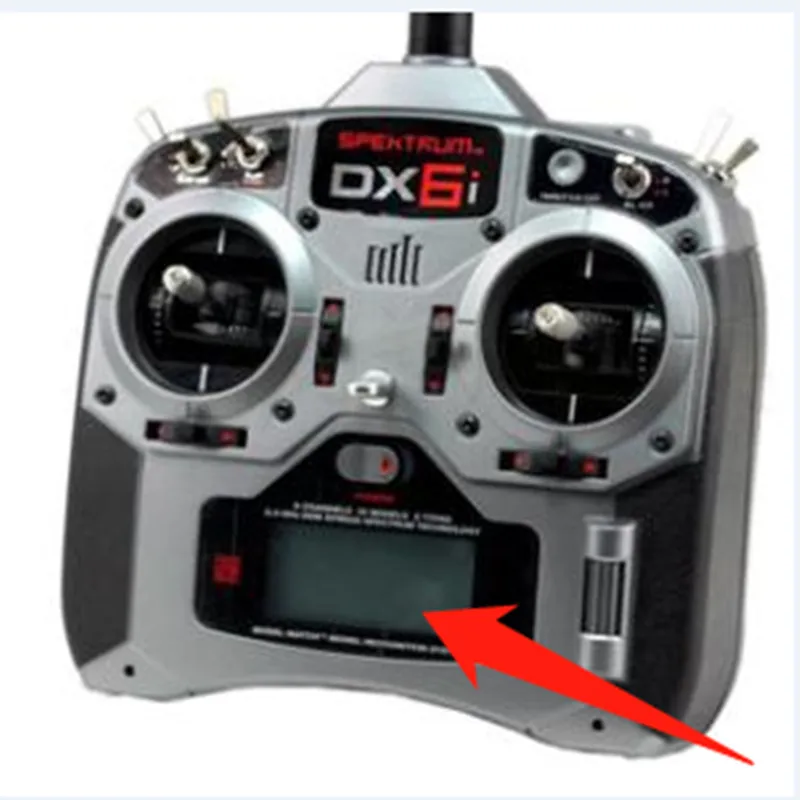 Spektrum dx6i送信機orx T-SIXラジオmkroni6s用rcラジオ液晶画面