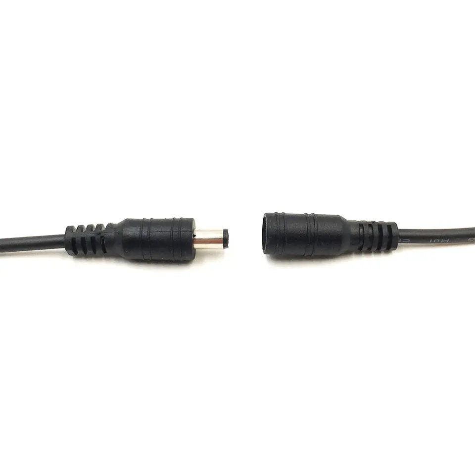 10-Set DC Male Female Cable Wire Connector 2.1x5.5mm Plug Jack DC-022 Power Adapter For LED Strip Lights DIY Electrical Socket (5)