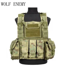 Открытый тактический страйкбол Molle столовая гидратация боевой RRV воды мешок жилет песок черный MC оливковое Драб