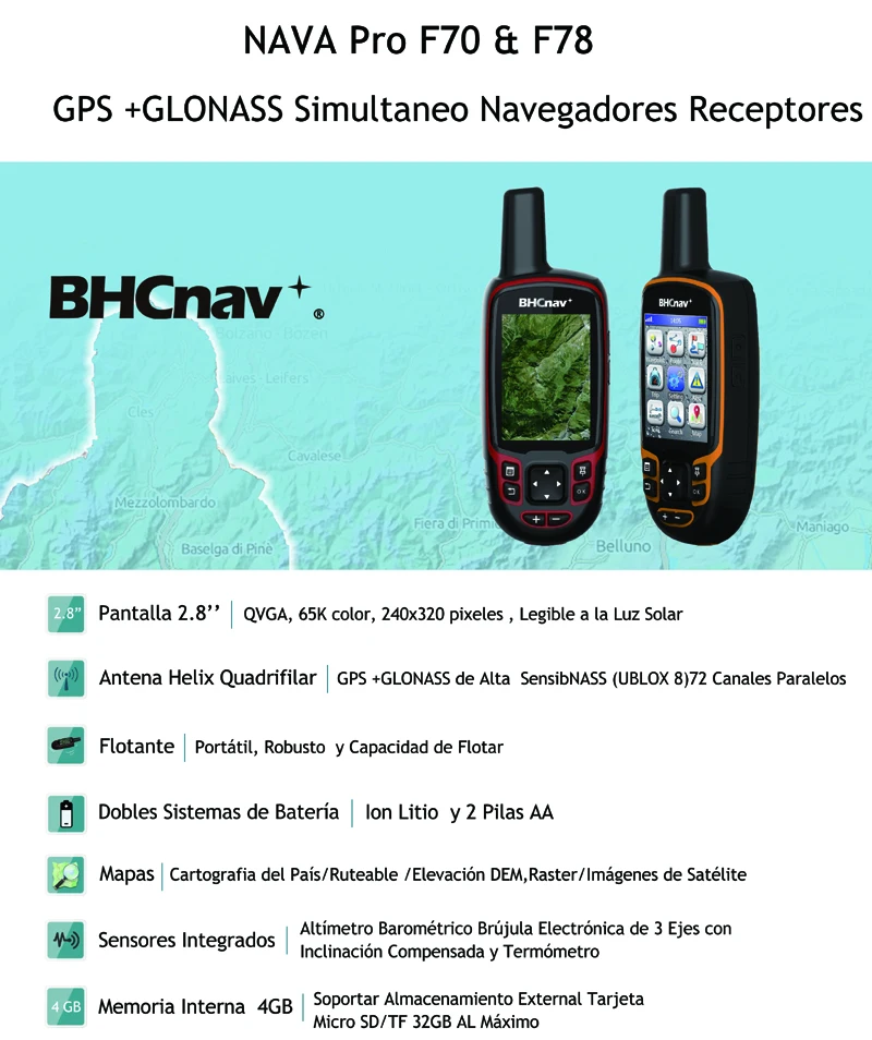 Primera Cara  NAVA Pro F70 & F78 front