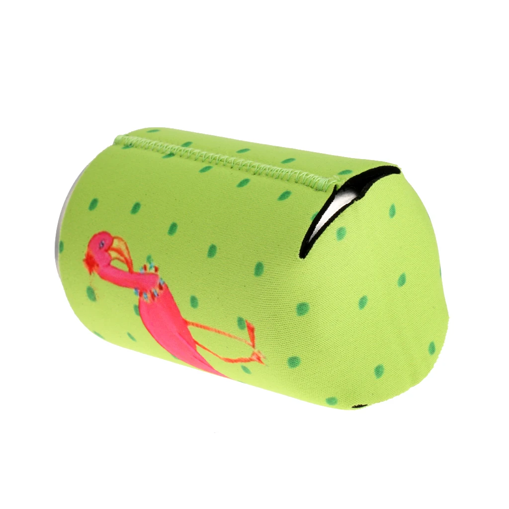 1 Pair Flamingo Stubby Beer Bottle Tin Can Cooler Sleeve Wedding Party Favor