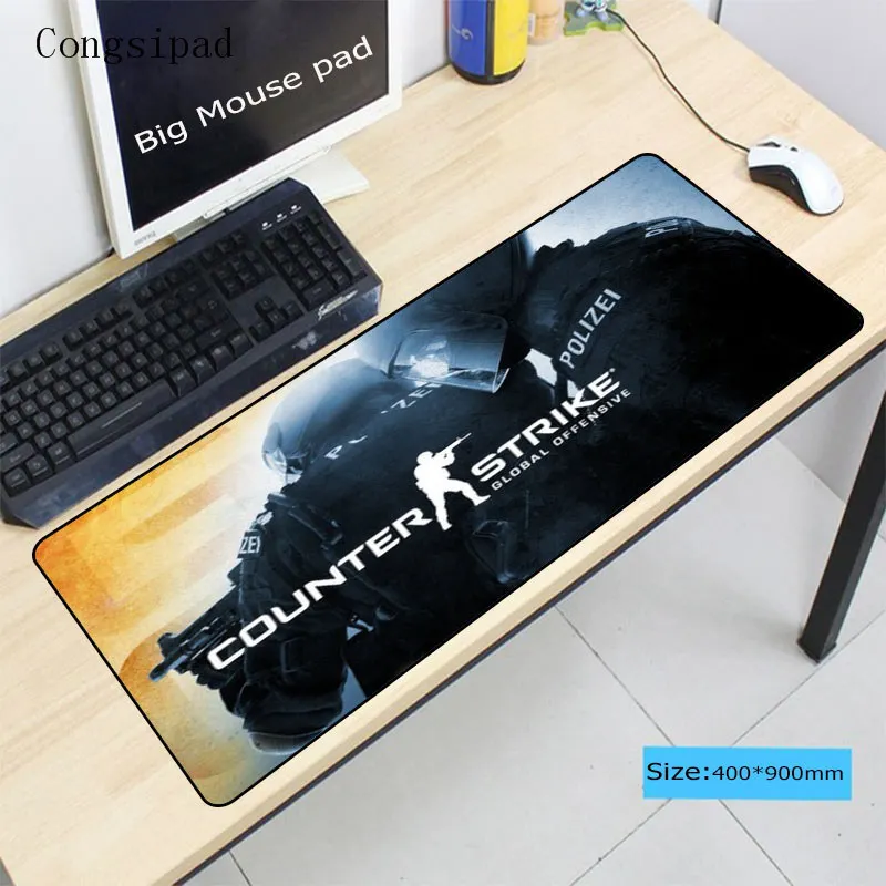 

Congsipad Counter Strike Large Lock Edge mousepad gamer 900x400X3MM gaming mouse pad large Popular notebook PC laptop padmouse