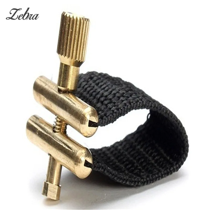 

Zebra Soprano Alto Tenor Saxophone Mouthpiece for Standard Sax Metal Mouthpiece Fabric Ligature Musical Instrustrents