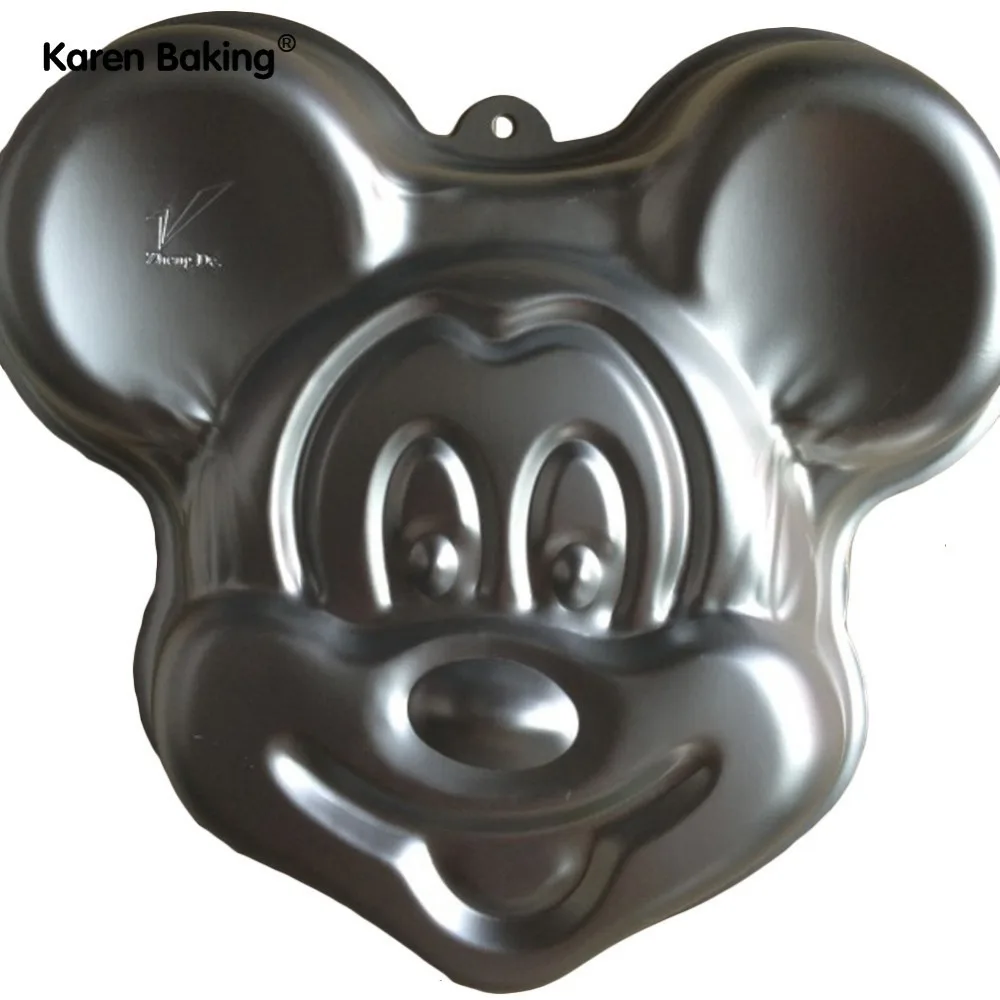 

1PCS Aluminum Mickey Shape Cake Pan Baking Mold Cake Tools A046
